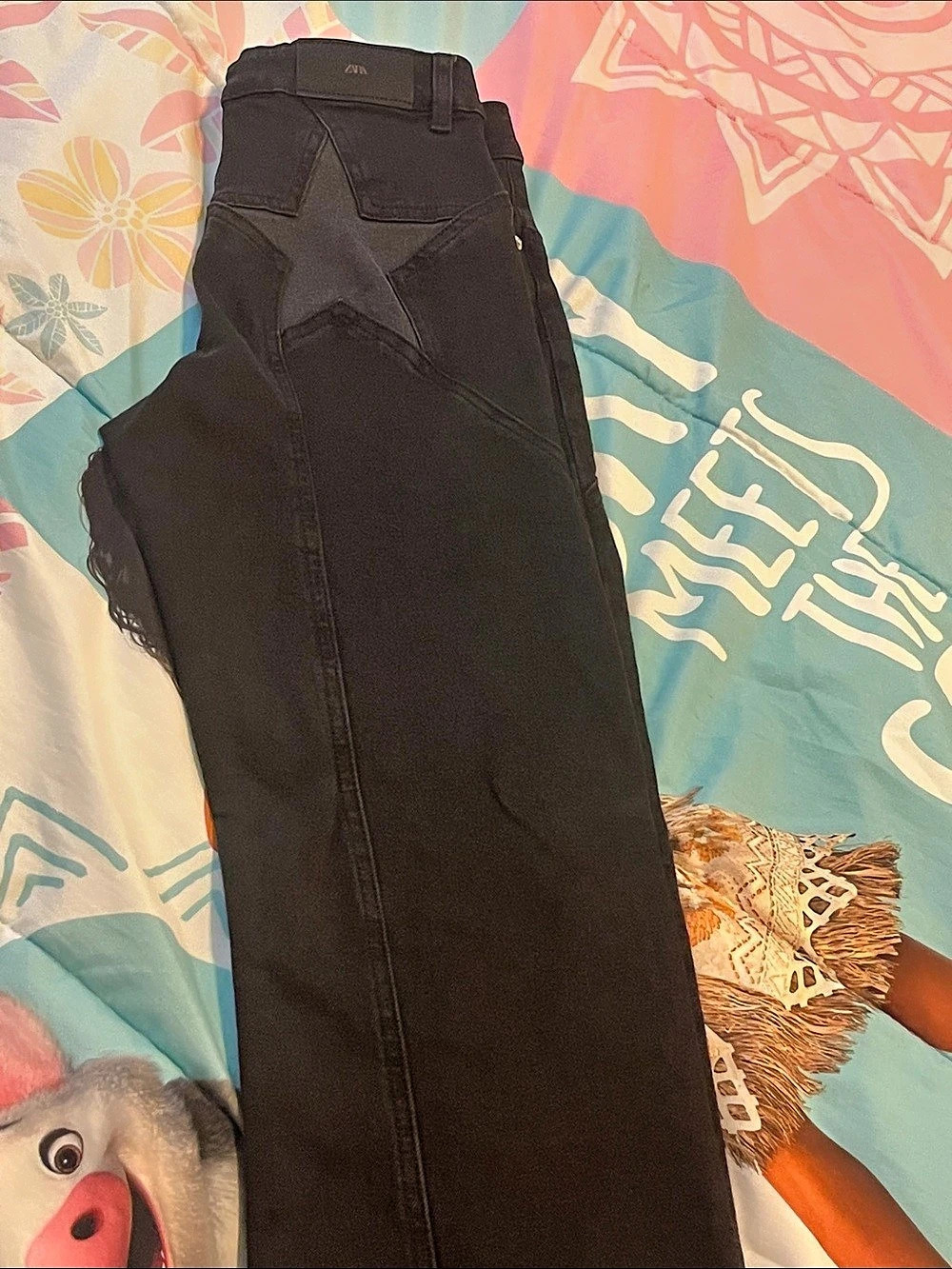 Zara Girls Size 13-14 Black Jeans NWT